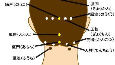 後頭部の穴